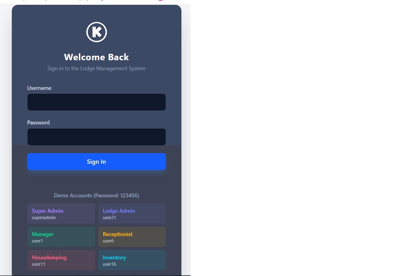 LMS Screen 3
